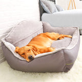 Dog Bed Sofa Bed – Plush Cozy Pet Sofa for Dogs & Cats, Soft Comfortable Washable Pet Bed, Non-Slip Dog Couch.