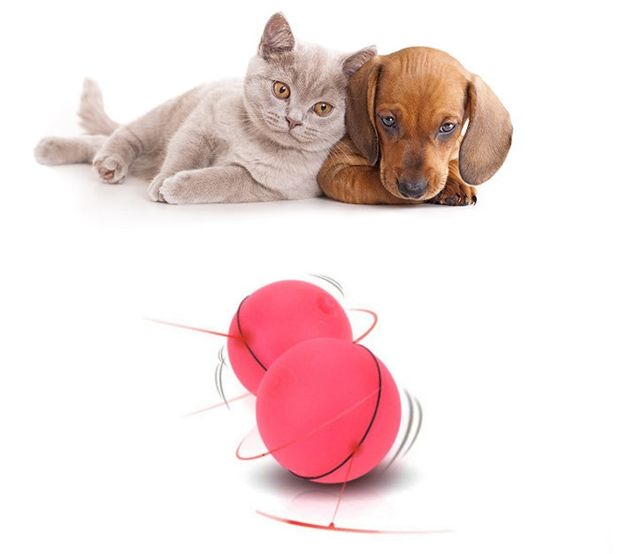 LED Laser Electronic Rolling Cat Toy Ball | Automatic Interactive Pet Play Ball for Cats & Kittens